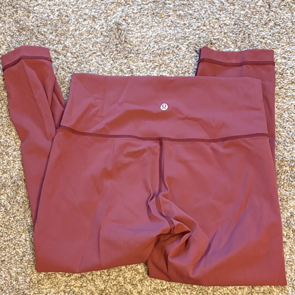 lululemon athletica Rose Cropped High-Rise Leggings